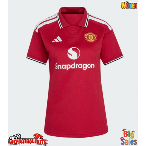 Manchester United Marcus Rashford #9 Replica Home Stadium Shirt for Women 2026-27 Short Sleeve